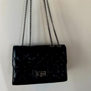 Black Flap Shoulder Bag